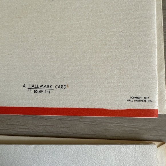 VINTAGE Lot 17 Cards Mixed Occasions Hallmark American Greeting Rust Craft 40s - Picture 3 of 16